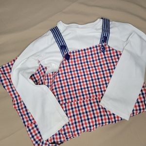 Baby Gap Checkered Plaid Jumper